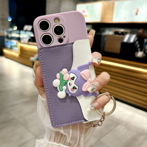 Tulip Kuroko Wallet Style Phone Case for VIVO Y300PRO Y200 Y100 Y97 Y93 Y95 Full Edge Protection Cute Cartoon Anti-Fall Soft Rubber