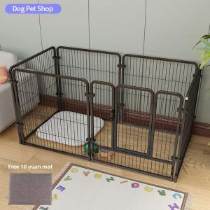 Indoor Dog Cage Free Combination Pet Fence Small Size Dog Cage Home Use Portable Foldable Training Toilet Pet Accessories