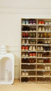 Eatkit Lemari Sepatu 8 Box Wardrobe Storage Penyimpanan Plastik Serbaguna Multifungi Anti Debu