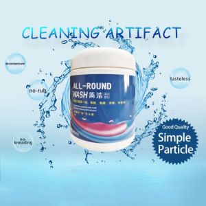 Multipurpose kitchen cleaning powder Stainless steel kitchenware decontamination oil repellent metal rust remover Household cleaner Bathroom sink floor drain Kitchen supplies cleaning granules 500g
