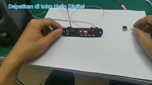 Modul MP3 Bluetooth Plus FM Radio KIT MP3 Pemuter Lagu MP3 USB Player Bluetooth