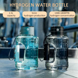 Hydrogen Water Bottle 1.5L Hydrogen Rich Portable Sports Water Bottle Rich Molecular Hydrogen Water Generator Water Filter