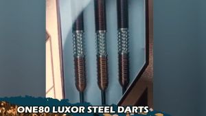 ONE80 STEEL TIP DART - 23G LUXOR ALPHA 90% TUNGSTEN STEEL DARTS (23G)