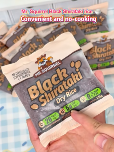Buy 10 Take 10 Mr.Squirrel Low Carb Black Shirataki Rice Individually Packaged 100g