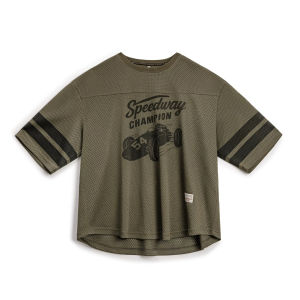 MADEN | Breathable Quick-Drying Loose Racing Print T-Shirt