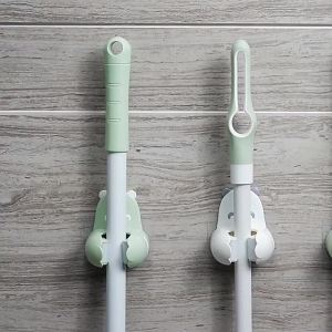 Cute Mop Hanger Non-trace Adhesive Wall Hook