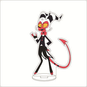 Bandai | Mô Hình Acrylic Anime Hazbin Hotel 16CM Nhân Vật Charlie Morningstar Vaggie Angel Dust Alastor Quà Giáng Sinh Độc Đáo Phụ Kiện Anime