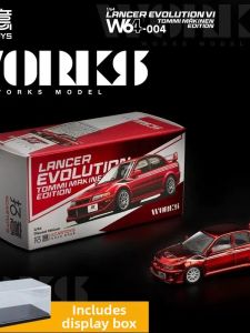 GANGJIE | Limited Edition Red EVO6.5 Alloy Car Model 1/64