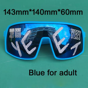 Main Event Jey Uso Yeet Yellow Blue Orange Green Sunglasses Sports Shades Kids Children Costume Bloodline Eyewear