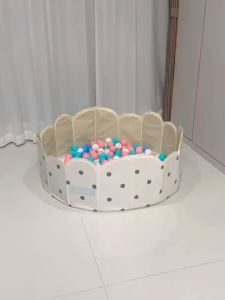 【SG STOCK】Space-Saving Baby Ocean Ball Pool-Kids Playpen with 100 Balls Safe Non-toxic