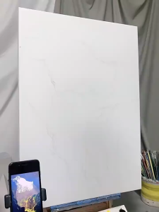 White Plain Cotton Drawing Board Kids Adults DIY Canvas Art Painting Board