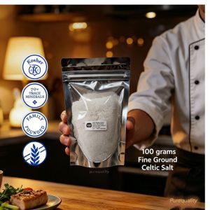 Celtic Salt FINE Ground 100 grams Repacked 227 grams Shaker | Selina Naturally 100% Genuine