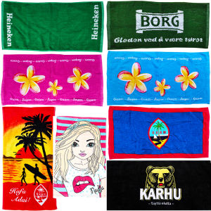 Pure Cotton Small Face Towel Double-sided Print Casual Pattern Sweat Absorbing Travel-friendly Compact Size Home Textile