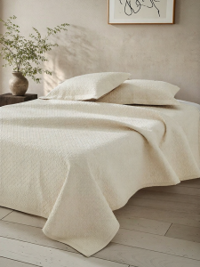 Mercury | Four Seasons Cotton and Linen Bedcover Set Jacquard