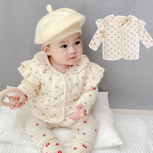 0-1ปี BMW เสื้อกั๊กเด็กฤดูใบไม้ร่วงและฤดูหนาวผ้าฝ้ายแท้ทารกแรกเกิดป้องกันหน้าท้องเสื้อกั๊กสวมใส่ด้านนอกเพิ่มความหนาผ้าฝ้าย754