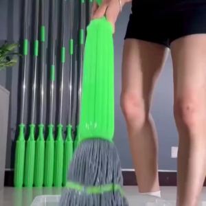Chổi Lau Nhà Tự Vắt Thông Minh – Cây Lau Nhà Xoay Đa Năng Kèm Bông Lau Siêu Thấm Hút Tốt Dễ Vắt Sạch - Cây Lau Nhà Cán Inox Dài 1M3 -  Dụng Cụ Lau Vệ Sinh Sàn Nhà