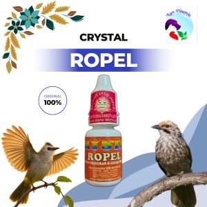 Crystal Ropel Vitamin Suplemen Burung Trucukan Cucak Rowo Bikin Gacor Ropel