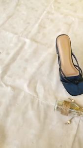 Heels NAFISA 3 Cm Wanita - Sandal Heels Wanita Hak 3 Cm Tali Jepit Clip Rope