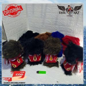 Caplokan Barongan Ukir Kayu Kain Raspur Muat Badan Anak Dibawah 6 Tahun
