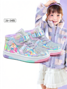 Barbie(Barbie Collector) | Giày Sneaker Cao Cổ Lót Nỉ Cho Bé Gái