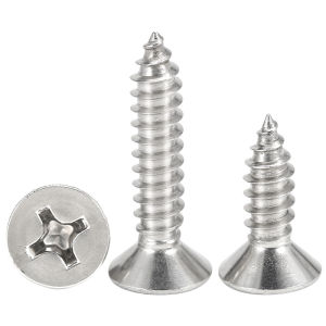 POWER&STRONG | Stainless Steel Flat Head Self Tapping Screw Long Type