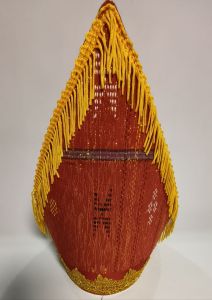 Topi sadum aksesoris kepala adat batak toba