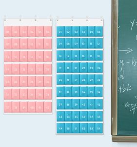 Classroom Mobile Phone Receiver Card Storage Bag Wall Hanging Organizer Bag for Kindergarten And School Miscellaneous Items Storage