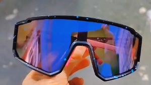 MUSASI Cool Cycling Oversized Windproof Outdoor Eyewear Trendy Sports Sunglasses for Women Men
