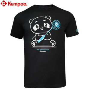 New KUMPOO Badminton Uniform Set Short Sleeve Sportswear Cultural Shirt for Men And Women Sports Fitness Fans Supplies
