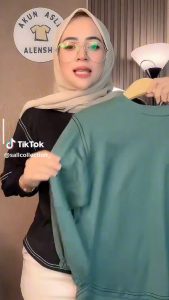 Baju Wanita Lengan Panjang Korean Style Bahan Katun Combed