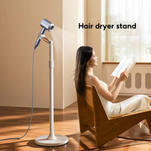 Floor-standing Hair Dryer Stand Frees Your Hands and Vertical Storage Rack Is Suitable for Variety of Hair Dryers Lazy Artifact