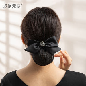 Nurse Style Hair Accessories Womens Bobbypin Professional Hairdo Net Bag Butterfly Knot Headwear Original Design Fashionable