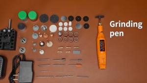 TASKTOOL Mini Grinder Set Carving Drill Set 25/155pcs Mini Drill Power Tools 12V Electric Drill Grinder Variable Speed Rotary Engraving Pen