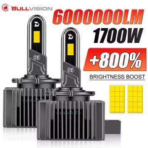 2PCS D1S LED Light Bulb 1700W Canbus LED Headlights D3S D2S D4S D5S Light Xenon Replacement LED Car Turbo Light 6500K Plug&Play