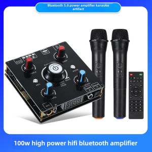 Hifi Bluetooth Lossless Decoding HDMI Arc Fiber Coaxial 100W High Power Wireless Karaoke Amplifier
