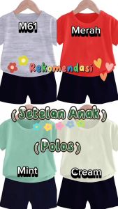 KS - Setelan Anak Polos Terbaru // Set Anak Uk S-XXL