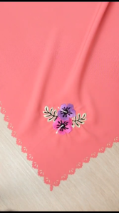 FIRST HIJAB - Maliha Hijab Segiempat Bahan Wolfis 130x130 cm Premium | Hijab Cutting Laser Bordir