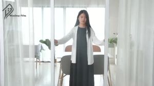 120X200CM No Glue Non Self-Adhesive Privacy Protection Frosted Window Film Waterproof Glass Sticker Home Office Bedroom Bathroom Easy DIY