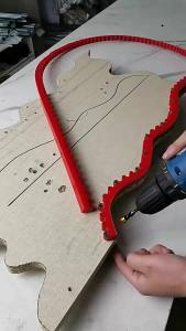 1M/2M Woodworking Gear Driven Profiling Strip Flexible Curve Template Adjustable Shape Contour Woodworking Tool Guide