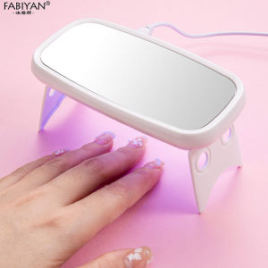 8W Nail Art Dryer LED UV Lamp Portable Nail Art UV Gel Varnish Curing Machine USB Charging Manicure Tool