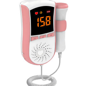 Fetal Heartbeat Doppler 3MHz Ultrasound Baby Heart Rate Detector Pregnant Baby Stethoscope Monitor For Pregna Fetal Baby Monitor
