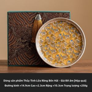 SHUANGYU | Phụ Kiện Bộ Trà Sứ Chất Lượng Cao - Đế Đựng ấm Chá & Khay Dọn