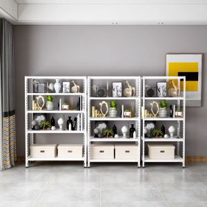 6 Layer Metal Rack  Organizer Heavy Duty Bearing 450KG Steel Shelf Space Savers Metal Rack Steel Storage Shelves Metal Shelf Boltless Rack