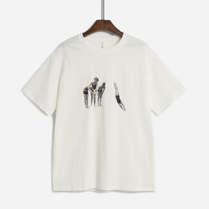 NIHAOKANONG | Áo Thun Cotton In Hình Thoáng