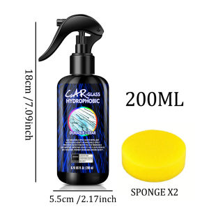 Water Repellent Spray for Cars Glass Anti Rain Coating Hydrophobic Anti-rain Liquid Windshield Mirror Mask Auto Chemical