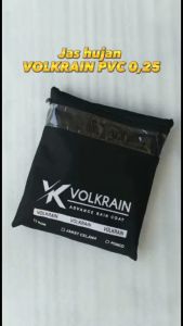 Mantel Jas Hujan Pria Wanita Dewasa Setelan Tahan Air Original Raincoat by Volkrain Kualitas Terbaik