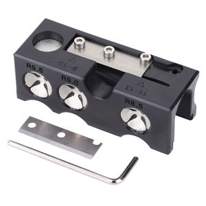 【Hospor】9 in 1 Billiard Cue Tip Grinding Tool Multifunctional Billiard Grinder Pool Cue Tip Shaper Arc Polisher Rod Repair Tool