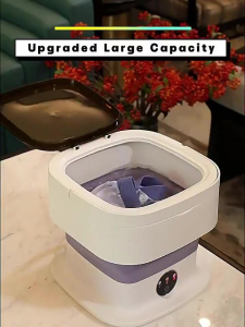 SG【STOCK】Portable folding washing machine | underwear and socks washer | automatic washing machine | mini washing machine | travel washing machine | Washing machine with drying drying |迷你洗衣机