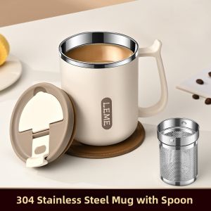 Insulated Stainless Steel Mug Large Capacity