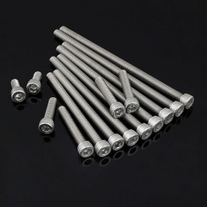 กิ๊บติดตั้งหกเหลี่ยม M3M4M5M6M8M10 304 สแตนเลสสตีล หัวเกลียวหกเหลี่ยมยาว 40x60x70x80x90x130x150 ชิ้นส่วนติดแน่น